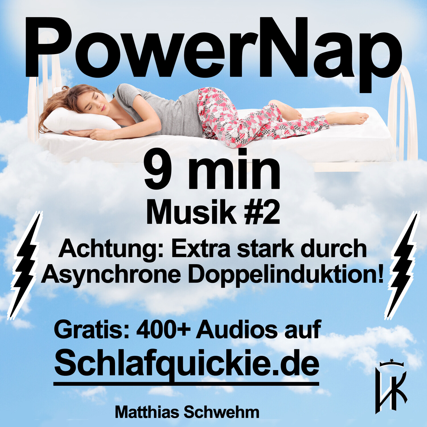 Power Nap 9 min ⚠️Extra stark! ﻿Asynchrone Doppelinduktion!💥Musik #2  Schlafquickie, Mittagsschlaf NSDR episode artwork