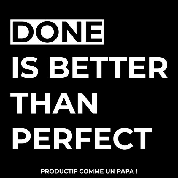 #2 - Done is better than perfect artwork