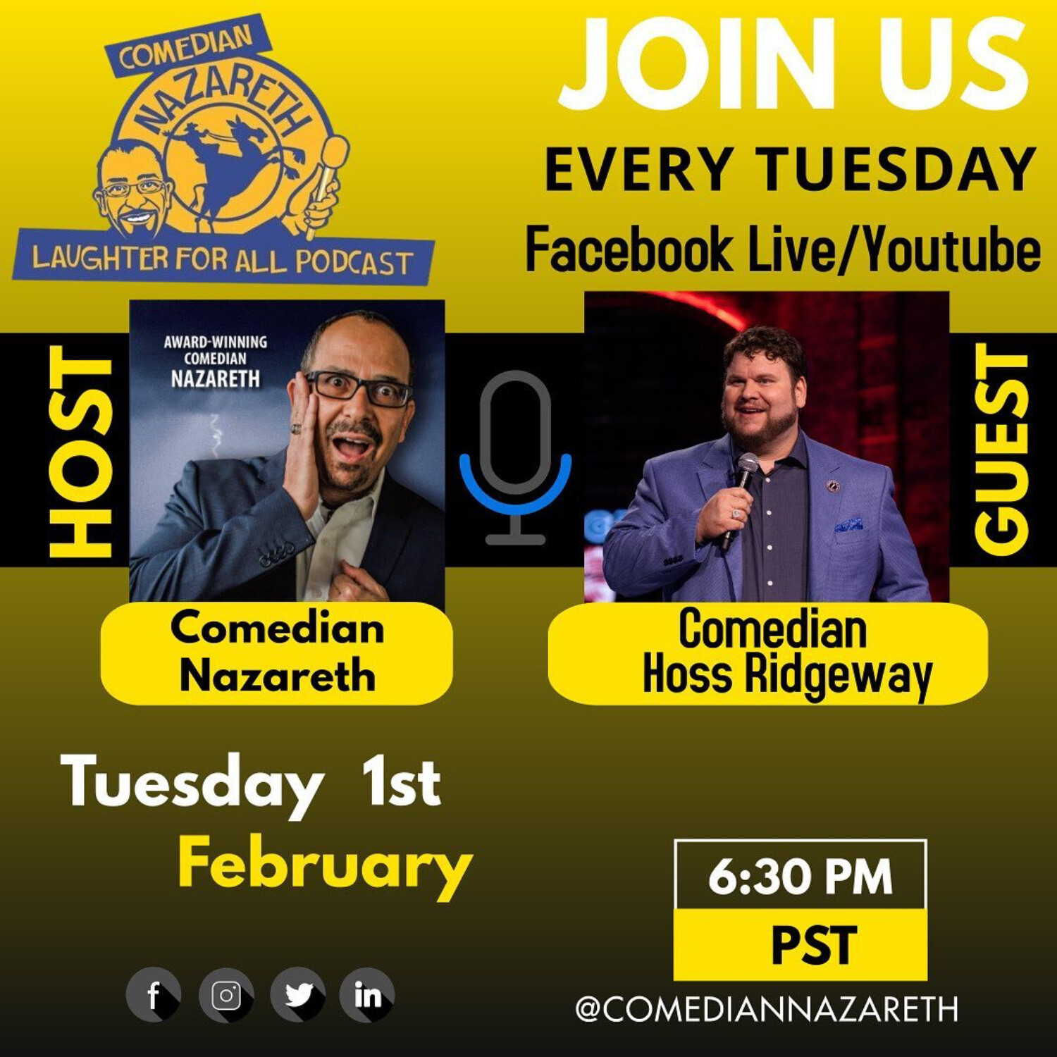 From No GED to a PHD. My guest is Comedian Hoss Ridgeway
