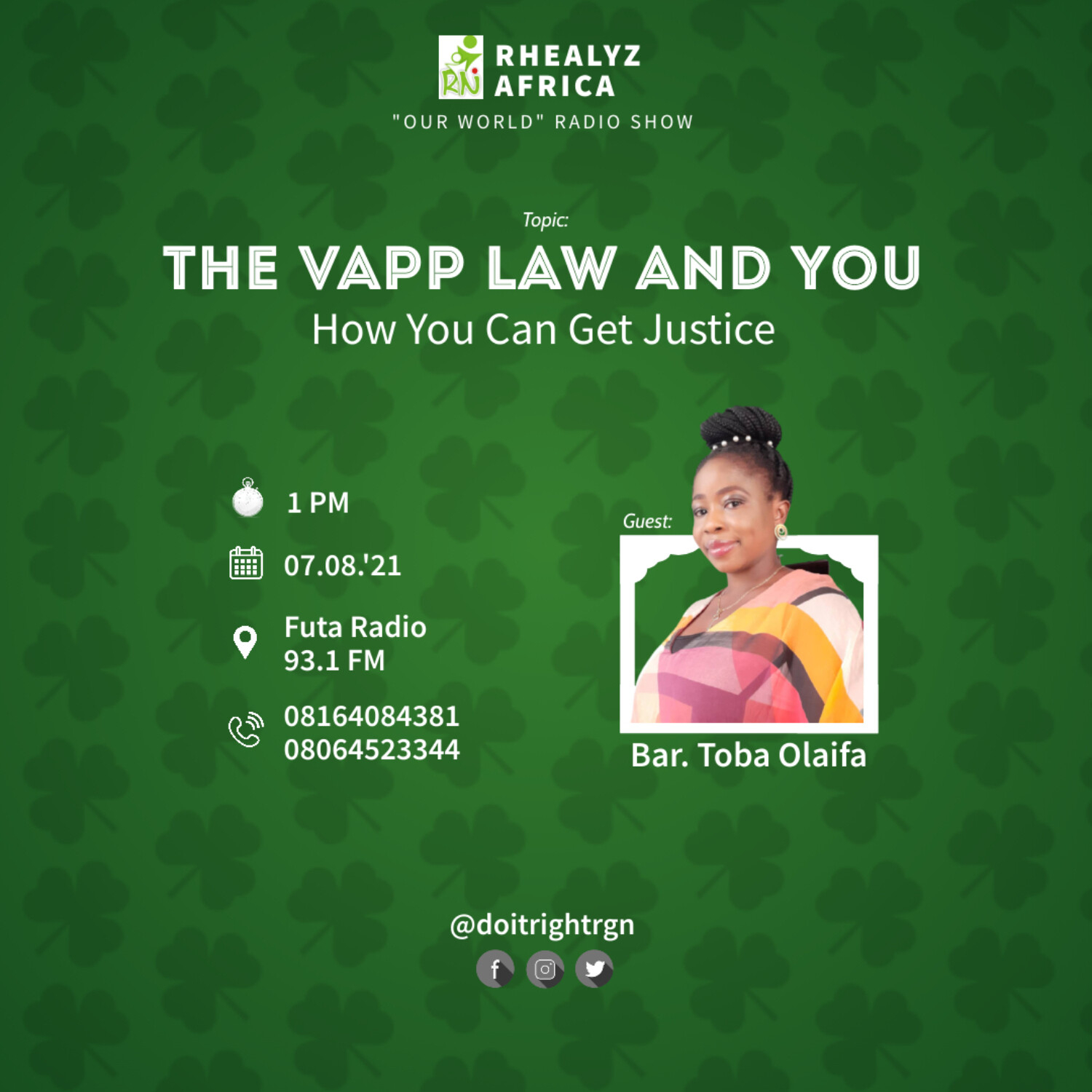 The VAPP Law And You, How You can Get Justice #EndGBV episode artwork